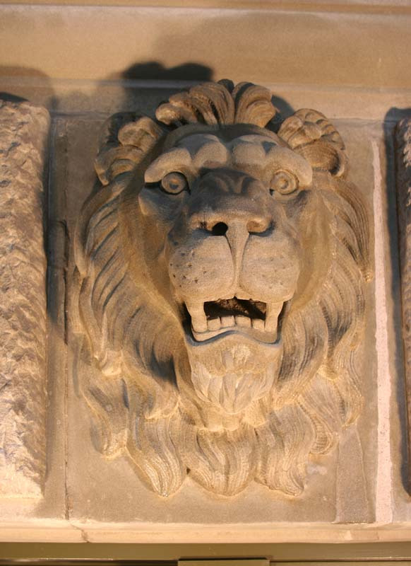 Löwenkopf am Stadthaus Winterthur