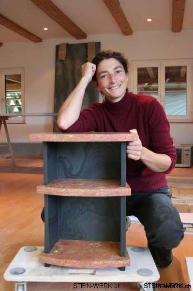 im Atelier in Ricketwil, 2008